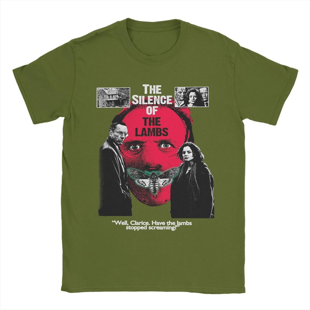 Men The Silence Of The Lambs T Shirt  100 Cotton Tops Fashion Short Sleeve Crew Neck Tees Plus Size TShirts