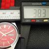 REFURBISHED VINTAGE SEIKO 5 AUTOMATIC 6309A JAPAN MENS RED DIAL WATCH a434692-2