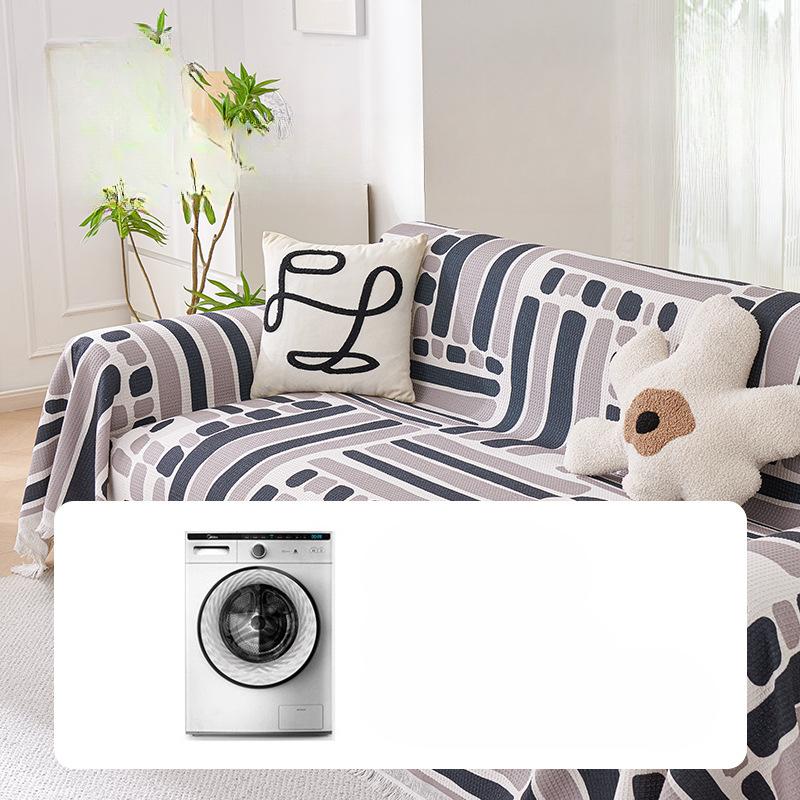 

Полотенце для дивана в скандинавском стиле, ткань с полным покрытием, универсальный нескользящий грязеотталкивающий чехол для дивана Four Seasons 130*180cm