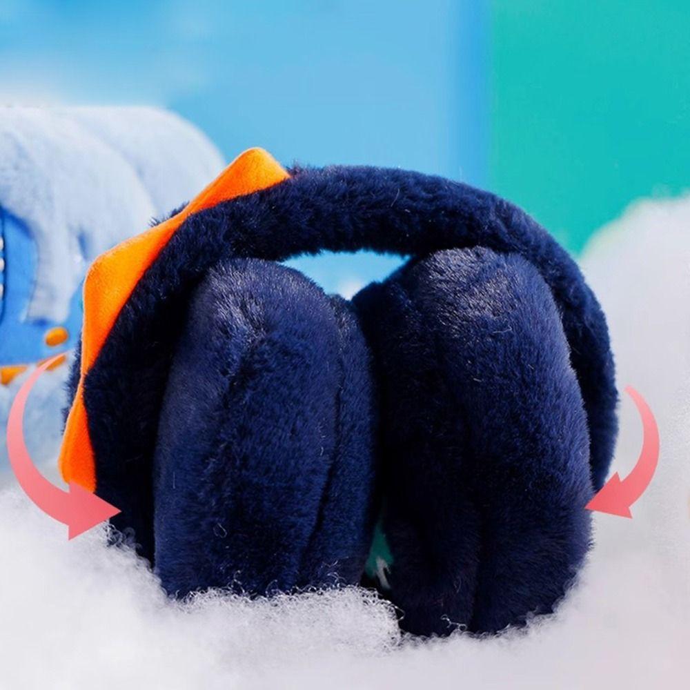 Cartoon Kids Earmuffs Soft Ear Cover Creative Little Dinosaur Ear Warmer for Children’s Gifts