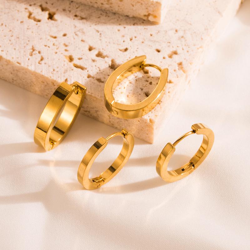 Women's Stud Earring Heart Shaped Creative Micro Set Color Zircon Exaggerated Accessories Earrings