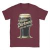 Men TShirt Hello Darkness My Old Friend Funny Drinking Quote Humorous  Cotton Tees Short Sleeve  T Shirts Summer Clothing