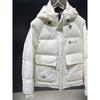 Export Tail Goods Classy Hooded down Jacket Men Winter Tide All-Matching Thick Warm White Duck down Overalls Men