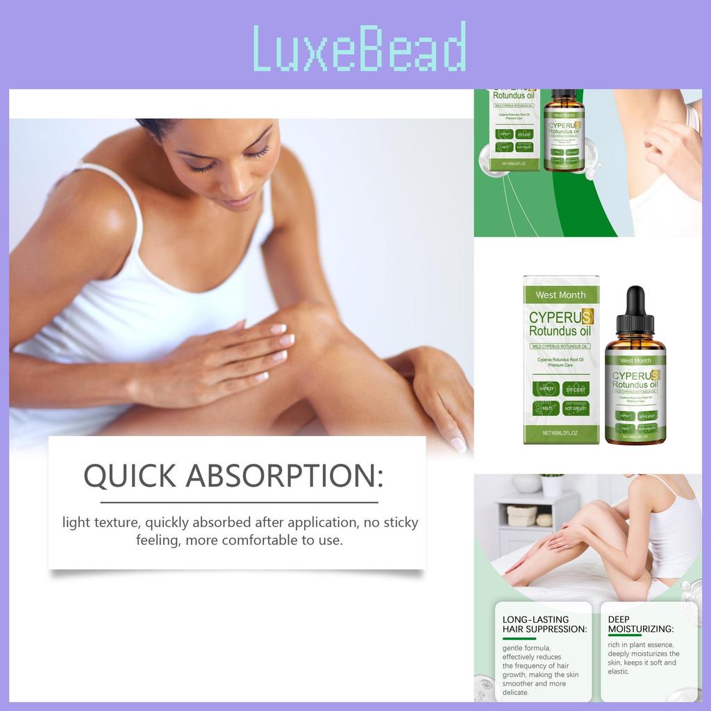 West Month Body Hair Removal Essential Oil Gentle Care For Silky Smooth Skin