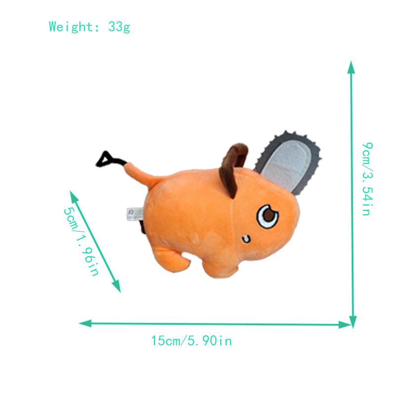 

Pochita Chainsaw Plush Doll - Cute COS Dog Pendant, Demon Pochita Merchandise, Large Stuffed Toy Standard Packaging