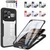 Pouzdra Pro Infinix Note 60 Pro Note Edge 5G INFINIX Smart 20 4G Hot 60 Pro + 60i 360 Ochranné sklo na celý displej Průhledné pouzdro