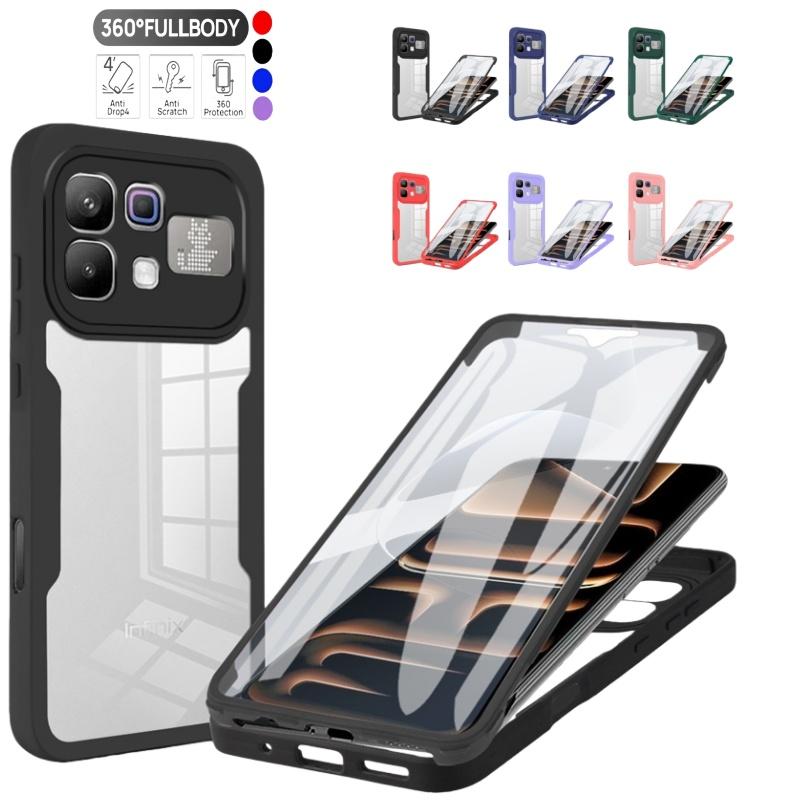 Fundas For Infinix Note 60 Pro Note Edge 5G INFINIX Smart 20 4G Hot 60 Pro + 60i 360 Full Body Screen Protector Transparent Case
