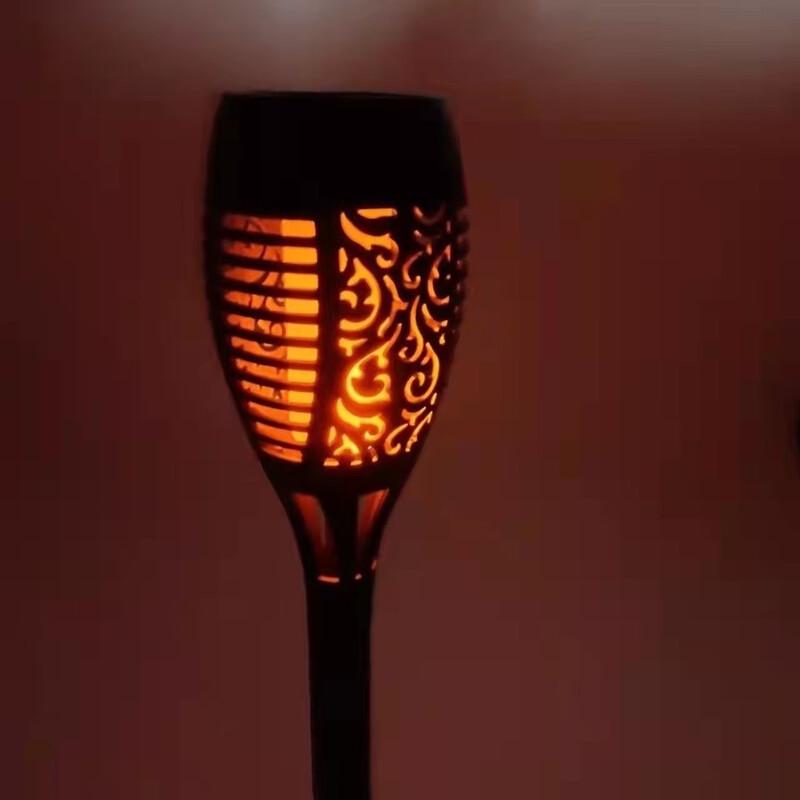 Pailide 12-LED Solar Flame Garden Torch Light - 3 Pack