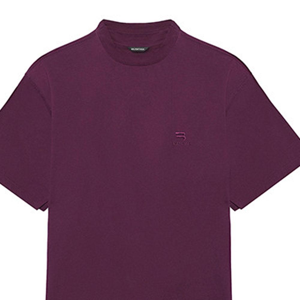 Balenciaga T Shirt Women's Purple Loose Fit 657059TKV908476