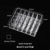 Transparent Lipstick and Nail Polish Organizer with Multi-Grid Storage