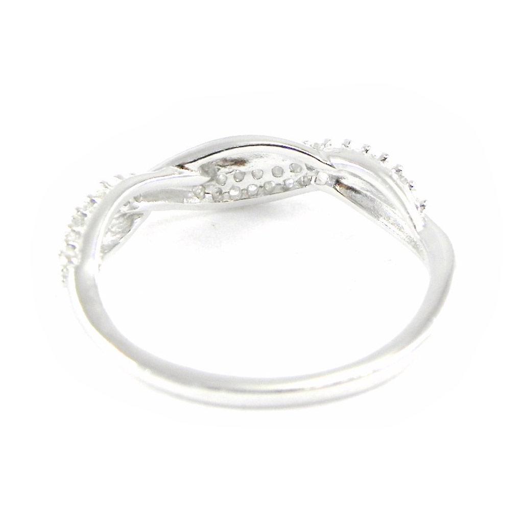 Silver Ring 'Goddess' White Silver (rhodium) - 5 Mm