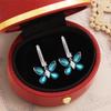 Phantom-Schmetterlings-Serie Diamantohrringe - Elegante Feen-Stil Ohrhaken für Damen