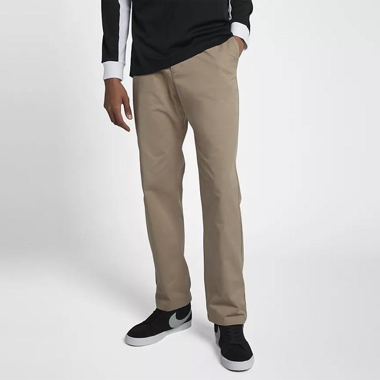 Men's Nike SB DRI-FIT FTM Khaki Casual Pants/Trousers 937987-235
