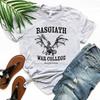 Basgiath War College Shirt Fourth Wing RoUnisextasy Fantasy YA Dark Academia Books TShirt Violet Sorrengail Xaden Riorson Tops
