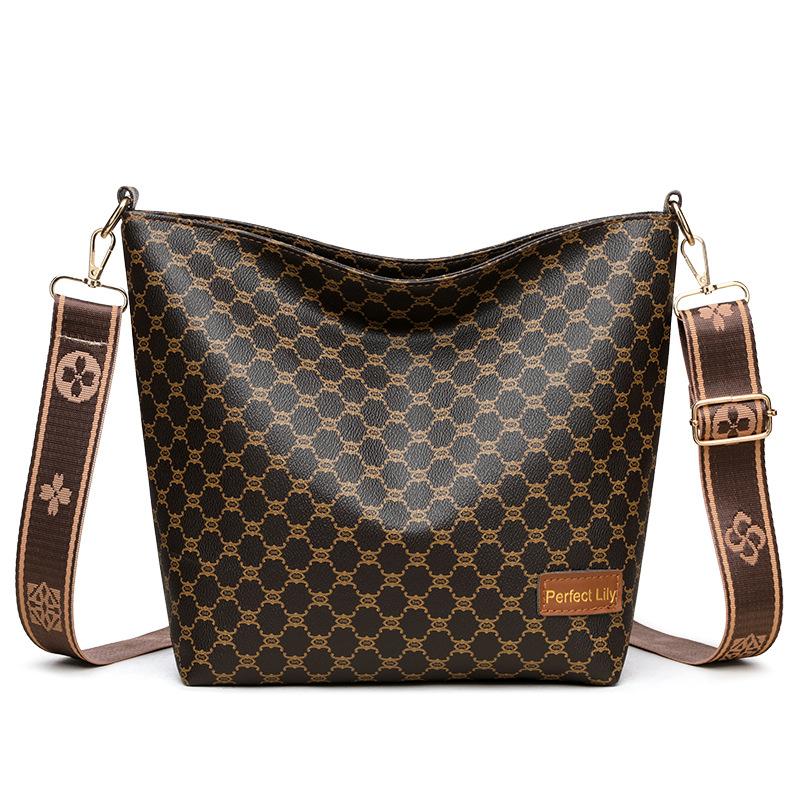 

Персонализированная сумка-мессенджер новая повседневная мода ретро с принтом дорожная наплечная сумка популярный простой рюкзак темно-коричневого