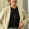 High Quality Geometric Pendant Necklace Delicate Silver And Gold Geometric Pendant Necklace For Fashion Forward Women