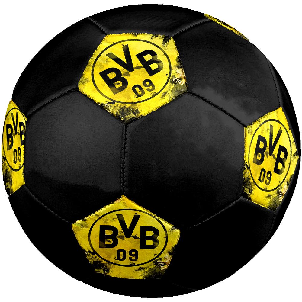 Pallone da Calcio Borussia Dortmund, colorato, adatto a tutte le età, cucito a macchina, materiale PVC, qualità da competizione, resistente e ad alto rimbalzo