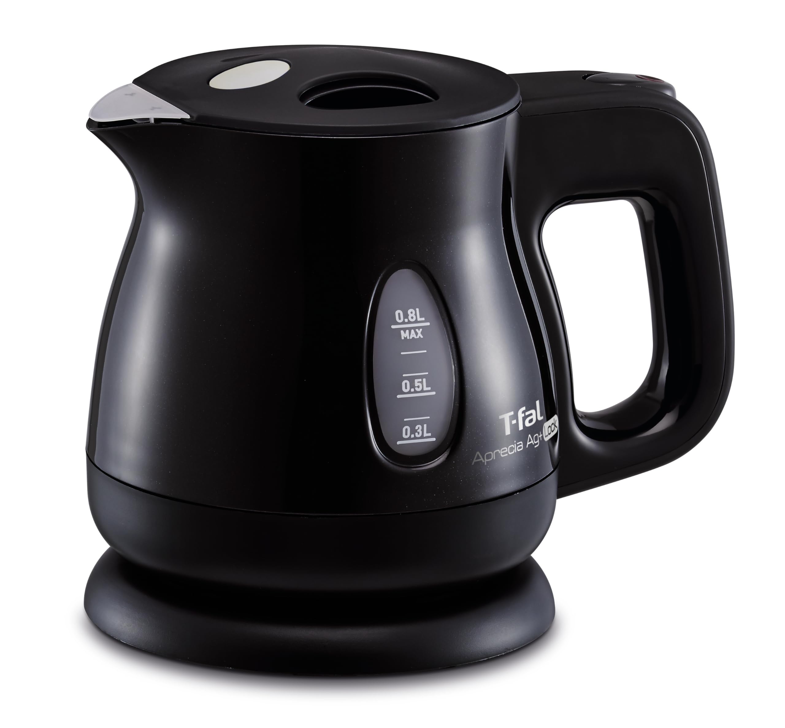 

Tefal Electric Kettle Antibacterial Compact with Hot Water Leak Lock Function AG Plus Lock Onyx KO4308JP [Online Only] 0.8L (Ag+) Apresia Black