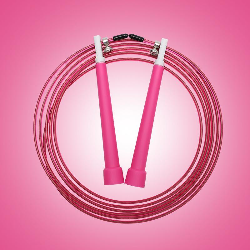 PVC Steel Wire Skipping Rope, Speed Skipping Rope for Fitness, 3 Metres Long, Competitive Skipping Rope for Children