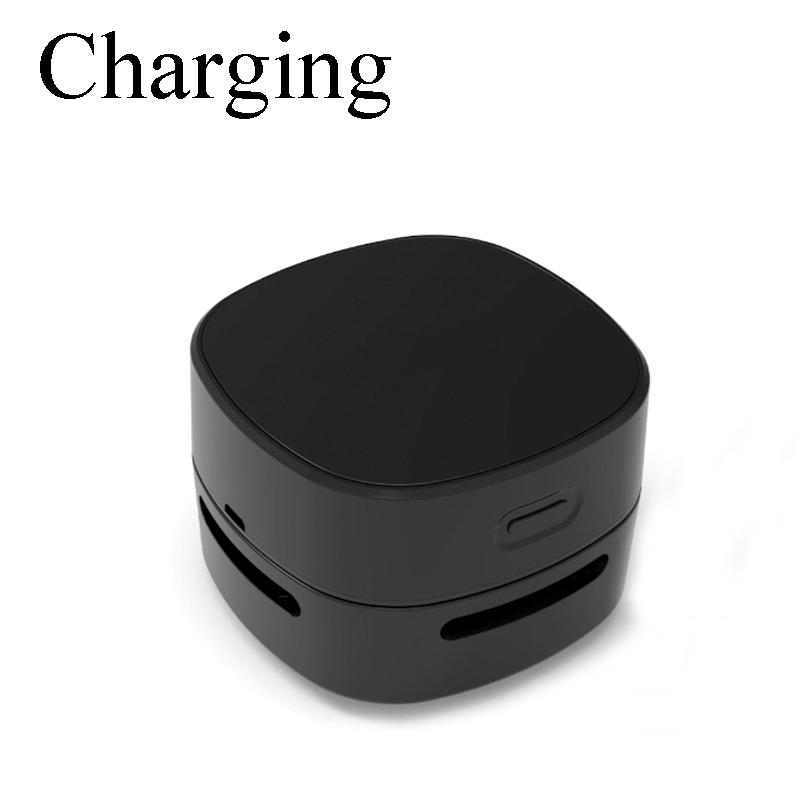 Mini Desktop Vacuum Cleaner Powerful USB Rechargeable High Suction Crumb Vacuum Detachable Design for Home Office Car