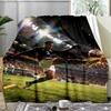 Soccer Stadium Player Fleece Blanket, Football Throw
