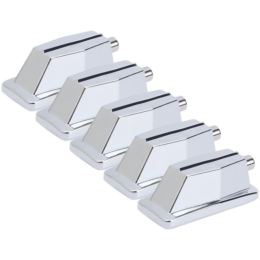 5 stk Skarptromme Seksjon Klokrok Rektangulær Krombelagt Bass Erstatningsdeler Tilbehør