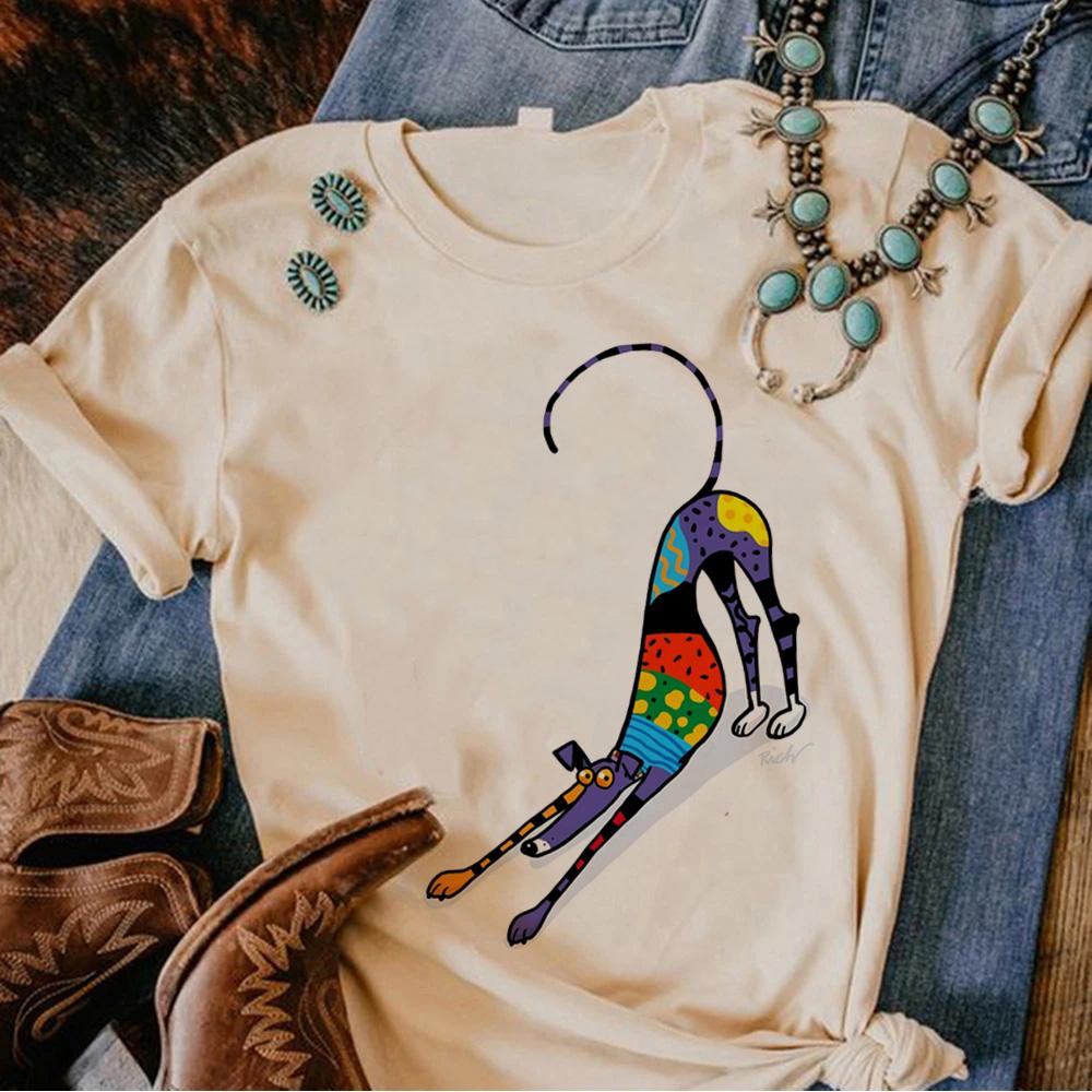 Greyhound tshirts Women anime Tee girl designer clothing