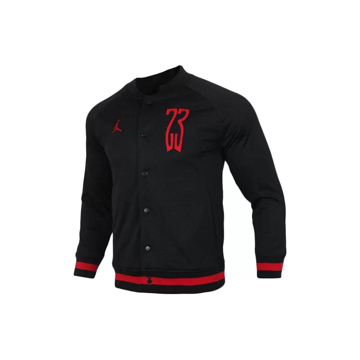Jordan X Jordan Jackets Men s Black Baseball Collar Moderate Other AQ0617-010 L