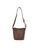 Mlb Monogram Suede Bucket Bag Ny (D.Brown)