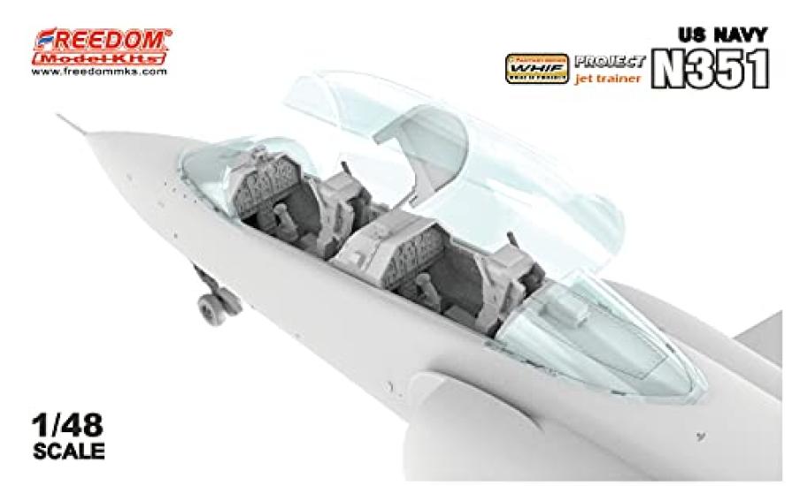 Freedom Model Kits US Navy VTXTS Project N351 Trainer Aircraft What If Version Plastic Model Kit FRE18022 1/48