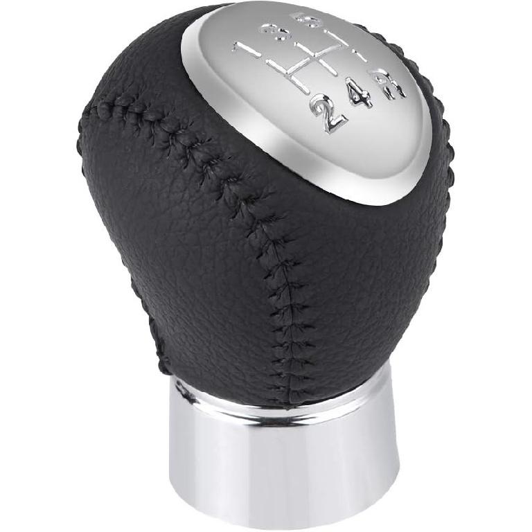 Keenso Manual 5 Speed Shift Knob, Car Auto Gear Shifter Knob Stick Head Lever for Mazda 3 5 6 323 626 RX8 Black