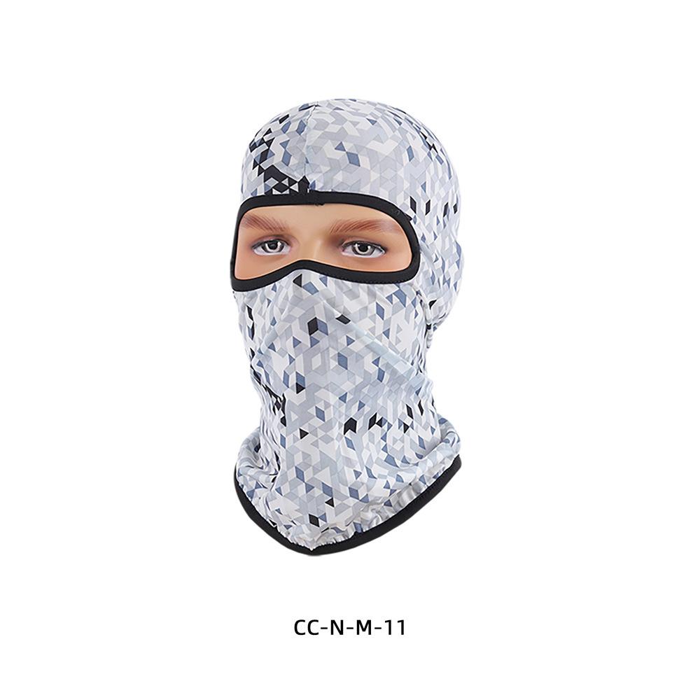 Balaclava Motorcycle Face Mask Moto Helmet Bandana Hood Ski Neck Full Face Mask Men's Biker Mask Windproof Dustproof Face Shield