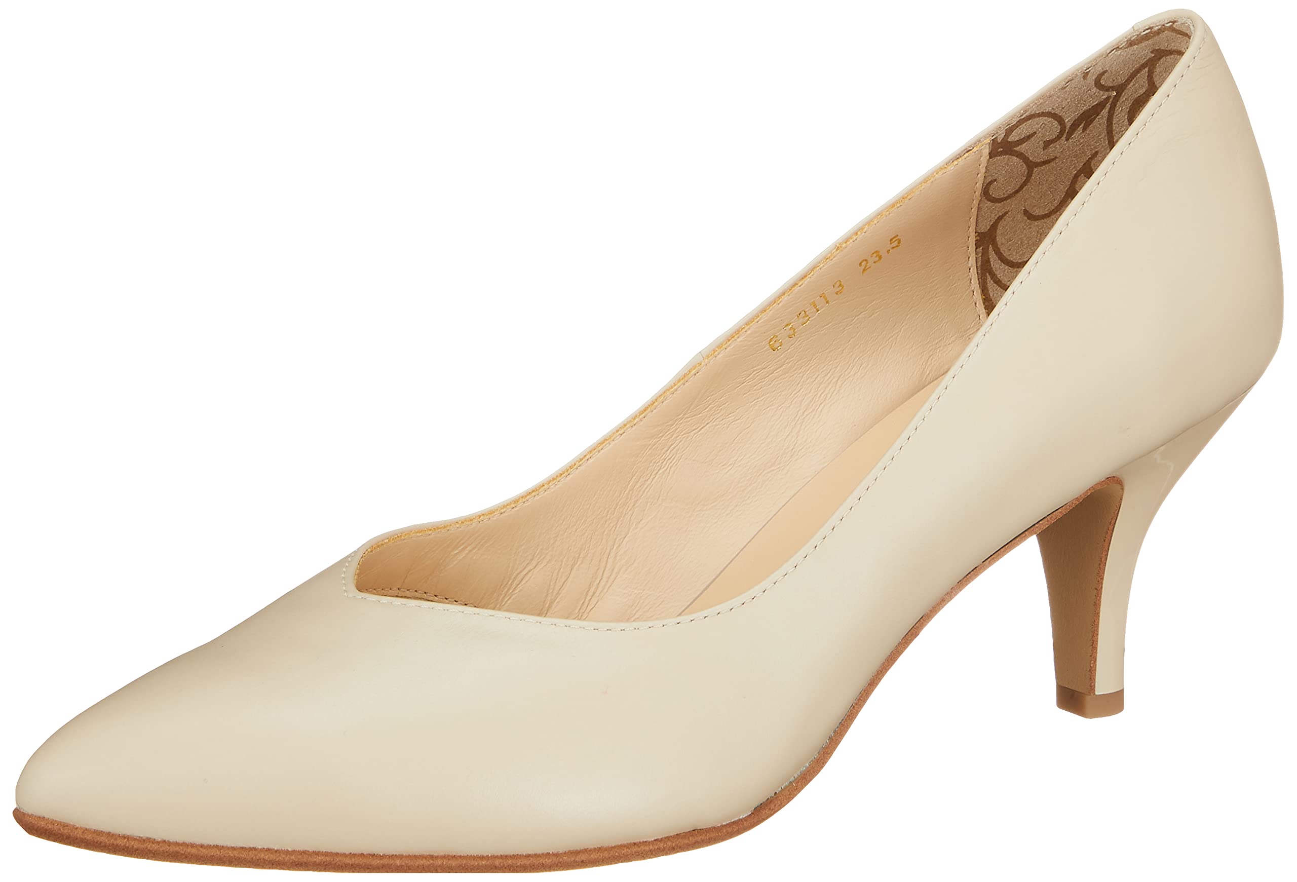 Himiko pointed toe pumps 633113 beige 240 cm 19100₽