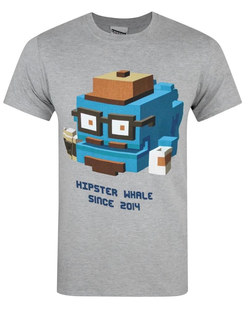 Crossy Road Short Sleeved TShirt  Unisexs Grey  Official Merch M