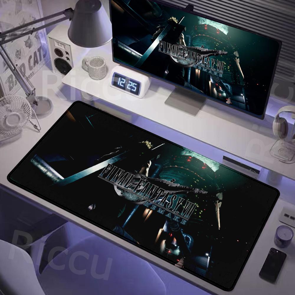 FINAL FANTASY VII REMAKE INTERGRADE electronic sports Locking edge Gamer Large HD Print Computer Desk Locking Edge Keyboard Pad