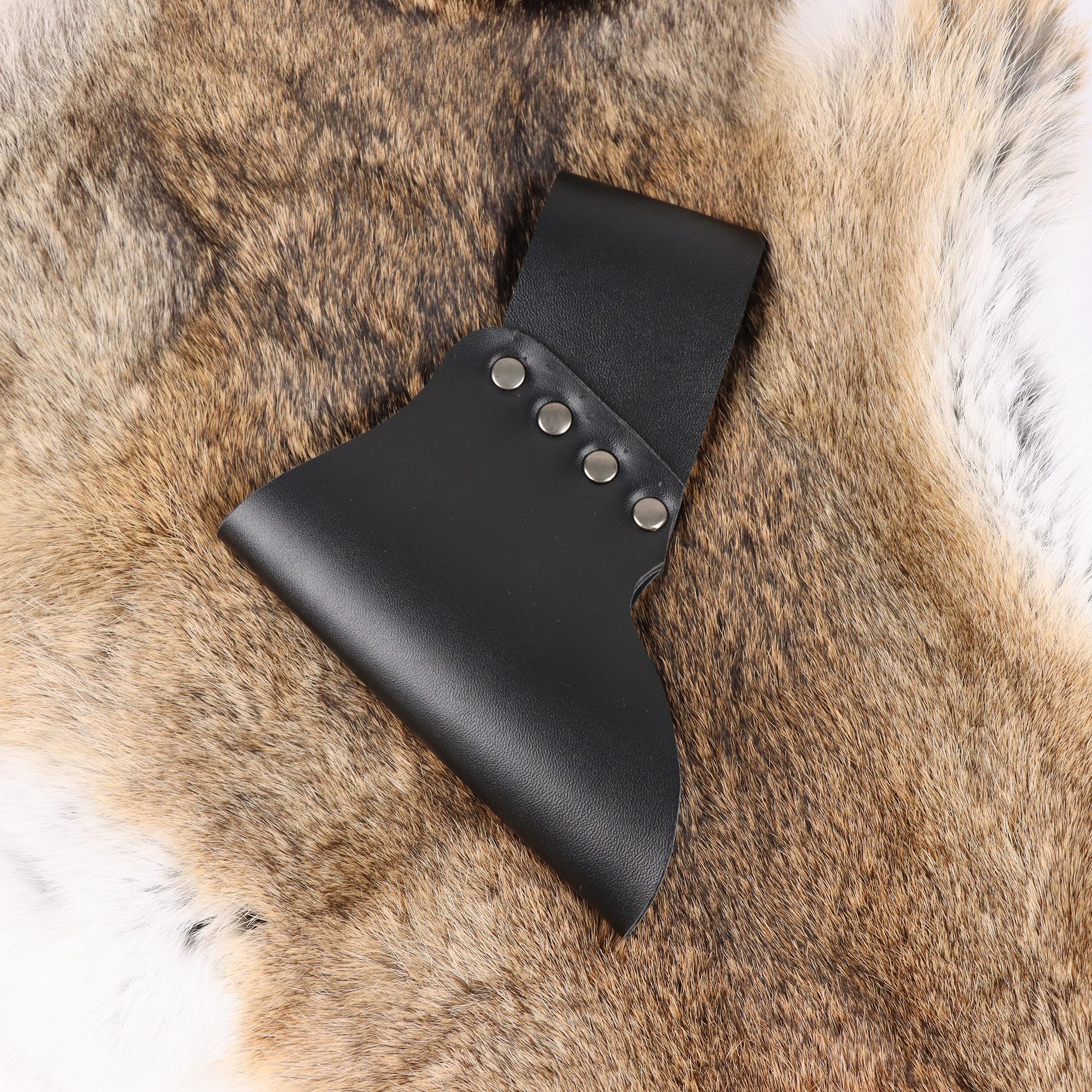 

Многоцветный средневековый протектор топора викинга, винтажные ножны для меча рыцаря, аксессуары для костюма для косплея на Хэллоуин чёрный