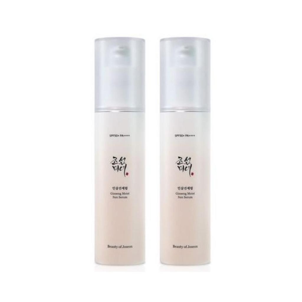 [1+1] Beauty of Joseon Ginseng Sun Serum 50ml × 2 SPF50+ PA++++ – Lightweight Hydrating UV Serum Duo
