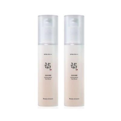 [1+1] Ginseng Sonnenserum 50ml × 2 LSF50+ PA++++ – Leichtes Feuchtigkeitsspendendes UV-Serum Duo