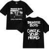 Beastie Boys Hip Hopová Skupina Check Your Head Album Potisk Tričko, Unisex Vintage Letní Krátký Rukáv Bavlněné Horní Tričko
