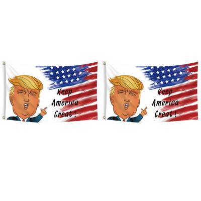 Trump Victory Flag 5ftx3ft Outdoor Trump Flags Keep America Great Again(StyleB)