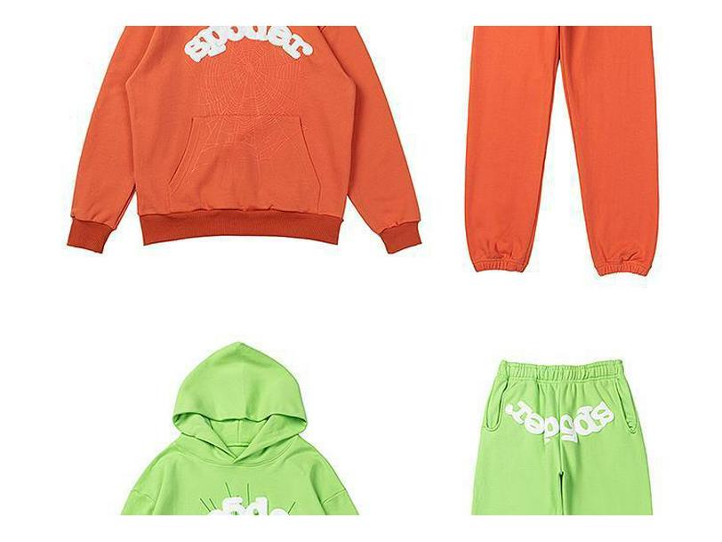 Sp5der Hoodie: Spinnennetz-Design, Unisex Trendiges Hip-Hop-Set Inspiriert von Young Thug