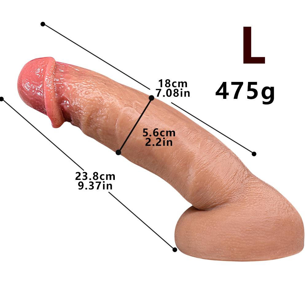 Double Liquid Silicone Artificial Penis Makeup Female Masturbator Thick Long Vacation Penis Adult Sexual Supplies