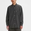 Levis Solid Color Wash Single Button Casual Long Sleeve Shirt Men shirts Smoke-Gray A3404-0004