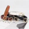 Style Vintage Ladies Jeans Belt Pu Material With Metal Pin Buckle For Daily Use