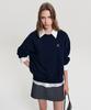 Lugkaeseuteu Harper Sweat T-Shirt_Navy