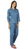 Bimba Womens Cotton Night Wear Printed Pajama Set Full Sleeve Shirt with