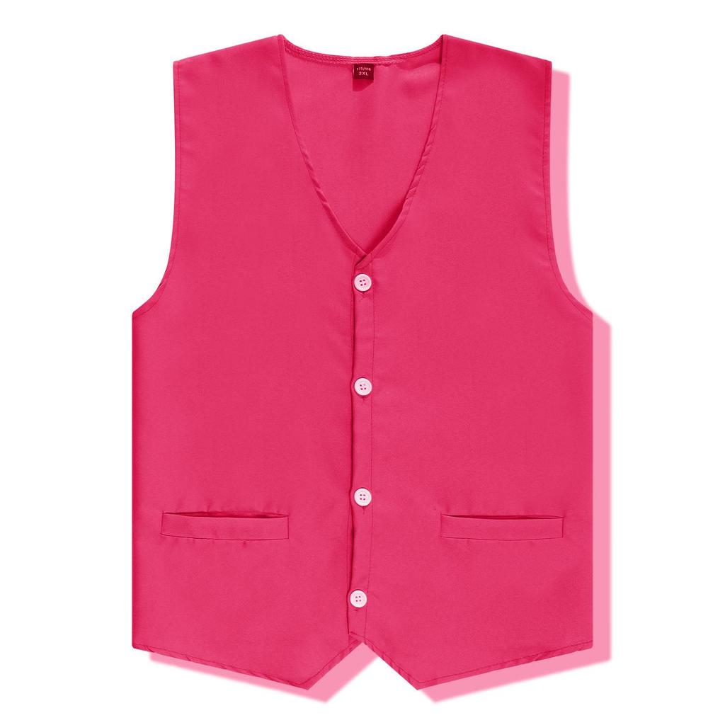 Customizable Single-Breasted Outdoor Volunteer Vest with Text & Logo Options