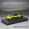 1:43 Valkyrie V12 Sports Car Diecast Alloy Model Toy Doors Opened Rubber Tire Metal Body Vehice Birthday Gift for Car Enthusiast