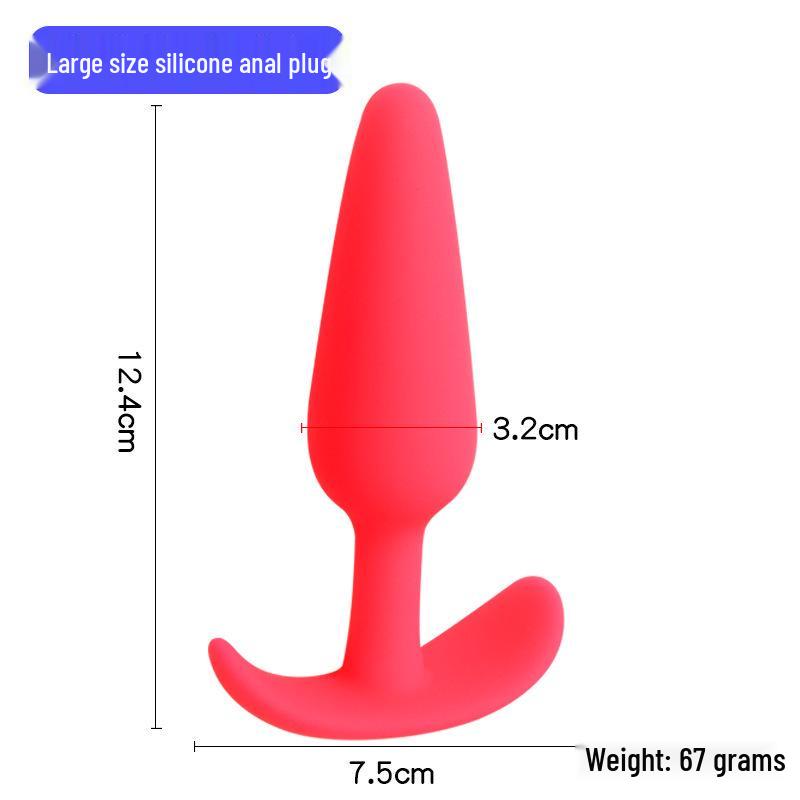 Silicone Wearable Anal Beads Plug for Women