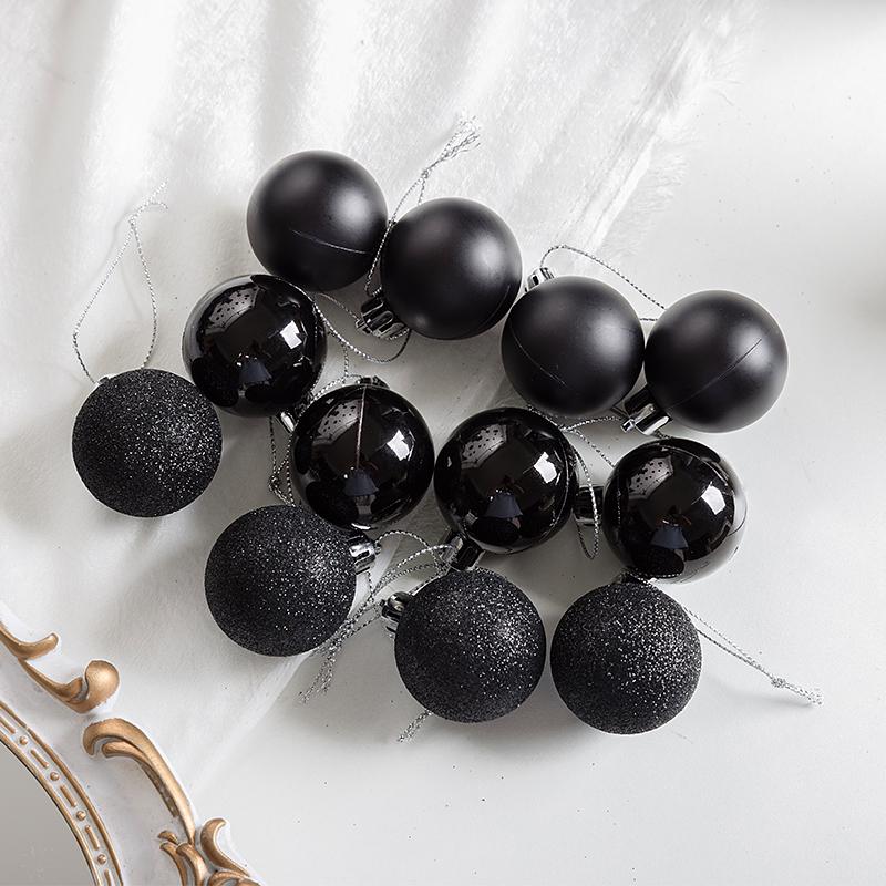 Festive 6CM Gold & 8CM Silver Christmas Balls - Shiny & Matte Hanging Tree Ornaments